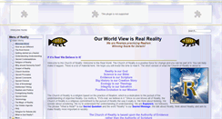 Desktop Screenshot of churchofreality.org